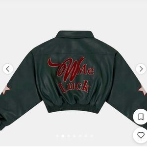 Wish me luck bomber in size small